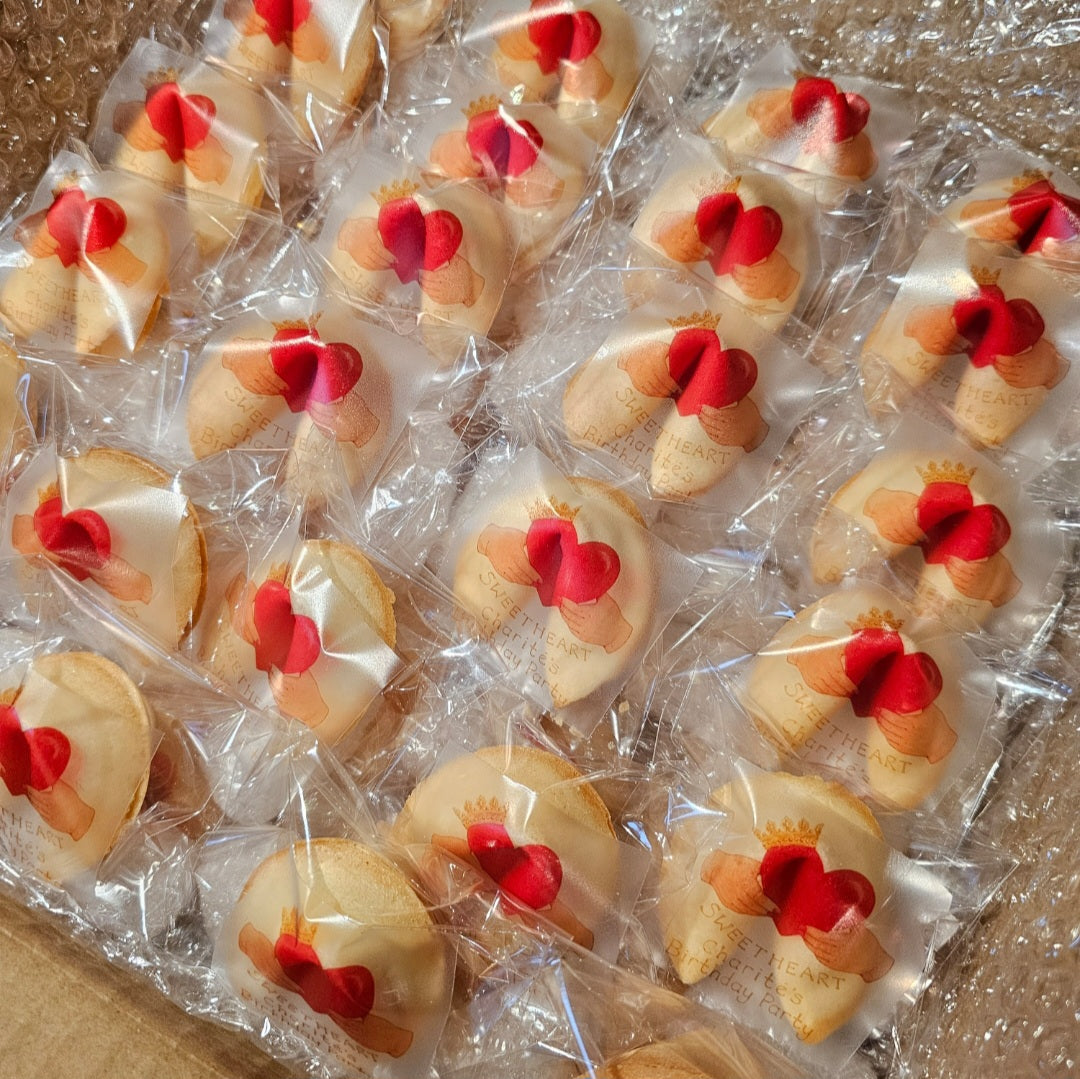 1000 Custom Logo Personalised Message Fortune Cookies