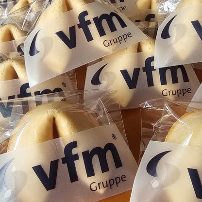 400 Custom Logo Personalised Message Fortune Cookies